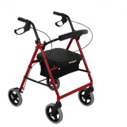 Quad walker with seat and wheels